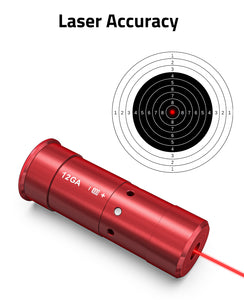 accurate red laser bore sight for 12 guage chamber