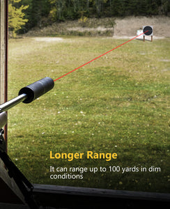 Long Range Red Laser Boresighter with 3 Batteries for Shotguns