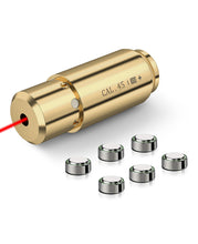 Load image into Gallery viewer, MidTen Bore Sight .45acp Red Dot Boresighter with Two Sets of Batteries
