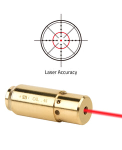 High Accuracy Red Laser Boresighter for .45acp Caliber