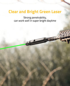 Clear and Bright Green Laser Boresighter