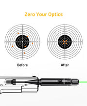 Load image into Gallery viewer, Green Laser Bore Sighter Kit for Zeroing Your Optics
