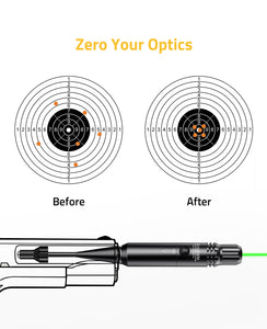 Green Laser Bore Sighter Kit for Zeroing Your Optics