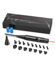 Load image into Gallery viewer, MidTen Bore Sight Kit for .17 to 12GA Caliber Red Laser Boresighter
