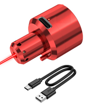Load image into Gallery viewer, MidTen Rechargeable Green Laser Bore Sight Magnetic Bore with onoff in red laser
