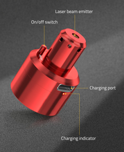 Load image into Gallery viewer, MidTen Rechargeable Green Laser Bore Sight Magnetic Bore with laser beam emitter on/off switch

