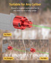 Load image into Gallery viewer, MidTen Rechargeable Green Laser Bore Sight Magnetic Bore with suitable for any caliber
