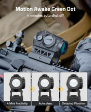 Load image into Gallery viewer, MidTen Red Dot Sight with motion awake green dot
