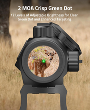 Load image into Gallery viewer, MidTen Compact Green Dot Sight with green dot and enhanced targeting
