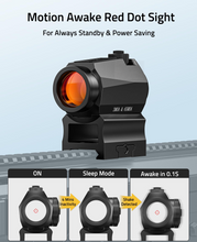 Load image into Gallery viewer, MidTen Awake Red Dot with motion awake red dot sight in black
