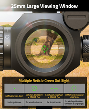 Load image into Gallery viewer, MidTen Motion Awake Green Dot Sight with multiple reticle green dot sight
