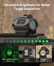 Load image into Gallery viewer, MidTen Optics Reflex Sights with adjustable brightness for better target acquisition night vision compatible
