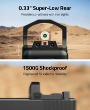 Load image into Gallery viewer, MidTen factory iron sights with provides co-witness with iron sights
