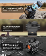 Load image into Gallery viewer, MidTen Red Dot Sight with holds zero under extreme shock conditions
