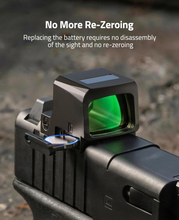 Load image into Gallery viewer, MidTen Multi Reticle Red Dot Sight with replacing the battery requires no disassembly in green dot
