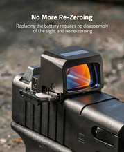 Load image into Gallery viewer, MidTen Multi Reticle Red Dot Sight with replacing the battery requires no disassembly
