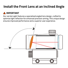 Load image into Gallery viewer, MidTen Magnifier Combo with install the front lens at an inclined angle
