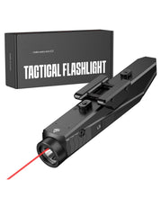 Load image into Gallery viewer, MidTen Rifle WeaponLight Laser Light Combo with make every shot ez! tactical flashlight in red laser light combo
