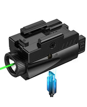 Load image into Gallery viewer, MidTen Lumens Pistol Light Laser Combo with lir in green laser light combo
