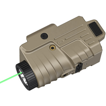 Load image into Gallery viewer, MidTen Pistol Light Laser Combo Rechargeable with l/r Light with Green Beam
