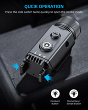 Load image into Gallery viewer, MidTen Laser Light Combo with qucikoperation constant momentary/ Light with Green Beam
