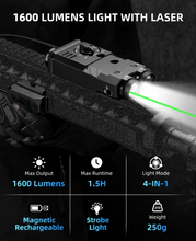 Load image into Gallery viewer, MidTen ir laser illuminator with max runtime light mode Green Laser+IR Laser+White Light+IR Light
