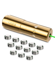 Load image into Gallery viewer, MidTen Green Laser bore Sight 9mm Green Laser Boresighter with 4 Sets of Batteries
