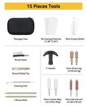 Load image into Gallery viewer, MidTen Gun Cleaning Kit – brass slotted tip cleaning pick, 9mm&amp;.45
