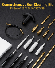 Load image into Gallery viewer, MidTen Gun Cleaning Kit – comprehensive gun cleaning kit, 9mm .22 .45 .38&amp; .40
