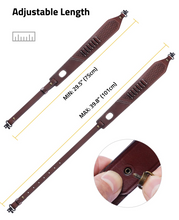 Load image into Gallery viewer, MidTen gun sling – adjustable length, 75cm x 101cm, brown
