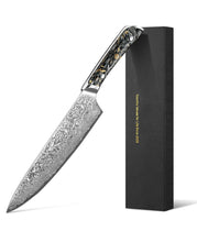 Load image into Gallery viewer, MidTen Chef Knife with country values for life since 2005
