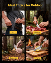 Load image into Gallery viewer, MidTen EDC Knife with ideal choice for outdoor in grey
