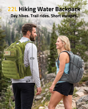 Load image into Gallery viewer, MidTen large-capacity hydration backpack – water backpack day hikes. trail rides. short escapes, green

