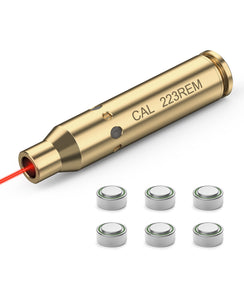 MidTen Laser Bore Sight 223 5.56mm Cal Red Dot Boresighter with Batteries