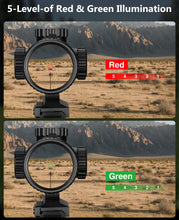 Load image into Gallery viewer, MidTen LPVO Rifle Scope with Cantilever Mount Second Focal Plane Scopes for Hunting
