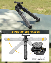 Load image into Gallery viewer, MidTen M-Rail Bipod – legs can be adjusted
