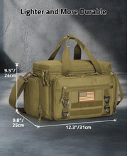 Load image into Gallery viewer, MidTen Pistol Range Bag – lighter and more durable, khaki
