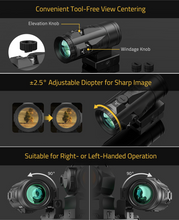 Load image into Gallery viewer, MidTen Red Dot Magnifier – convenient tool-free view centering
