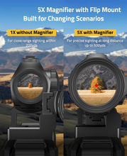 Load image into Gallery viewer, MidTen Red Dot Magnifier – for precise sighting at long distance
