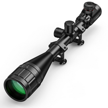 Load image into Gallery viewer, MidTen Hunting Rifle Scope 6-24x50 AOE Red and Green Illuminated Gun Scope with Free Mount
