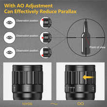 Load image into Gallery viewer, MidTen Hunting Rifle Scope 6-24x50 AOE Red and Green Illuminated Gun Scope with Free Mount
