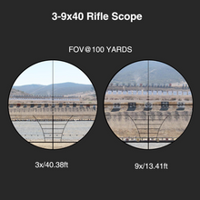 Load image into Gallery viewer, MidTen 3-9x40 Rifle Scope with 3-9x40 rifle scope
