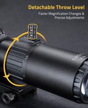 Load image into Gallery viewer, MidTen 1-8x24 LPVO Scope with 30mm Cantilever Mount, Illuminated BDC Reticle for .223/5.56 and .308/7.62
