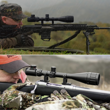 Load image into Gallery viewer, MidTen Hunting Rifle Scope 6-24x50 AOE Red and Green Illuminated Gun Scope with Free Mount
