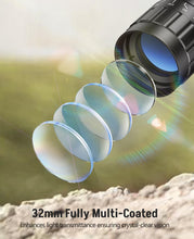 Load image into Gallery viewer, MidTen 3-9X32 AO Rifle Scope with Locking Turret - Crosshair Reticle 22 Riflescope for Hunting - 1 Inch Tube SFP Scope with 20mm Scope Rings (Green Lens)
