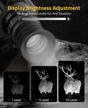 Load image into Gallery viewer, MidTen Imaging Rifle Scope with display brightness adjustment
