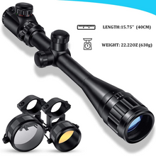 Load image into Gallery viewer, MidTen Hunting Rifle Scope 6-24x50 AOE Red and Green Illuminated Gun Scope with Free Mount
