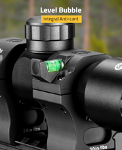 Load image into Gallery viewer, MidTen Precision High Profile Scope Mount with level bubble integral anti-cant
