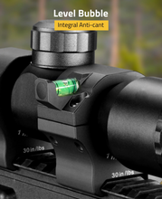 Load image into Gallery viewer, MidTen Precision High Profile Scope Mount with level bubble integral anti-cant Low

