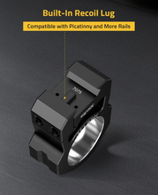 Load image into Gallery viewer, MidTen 2-piece scope ring with compatiblewithpicatinny and more rails High
